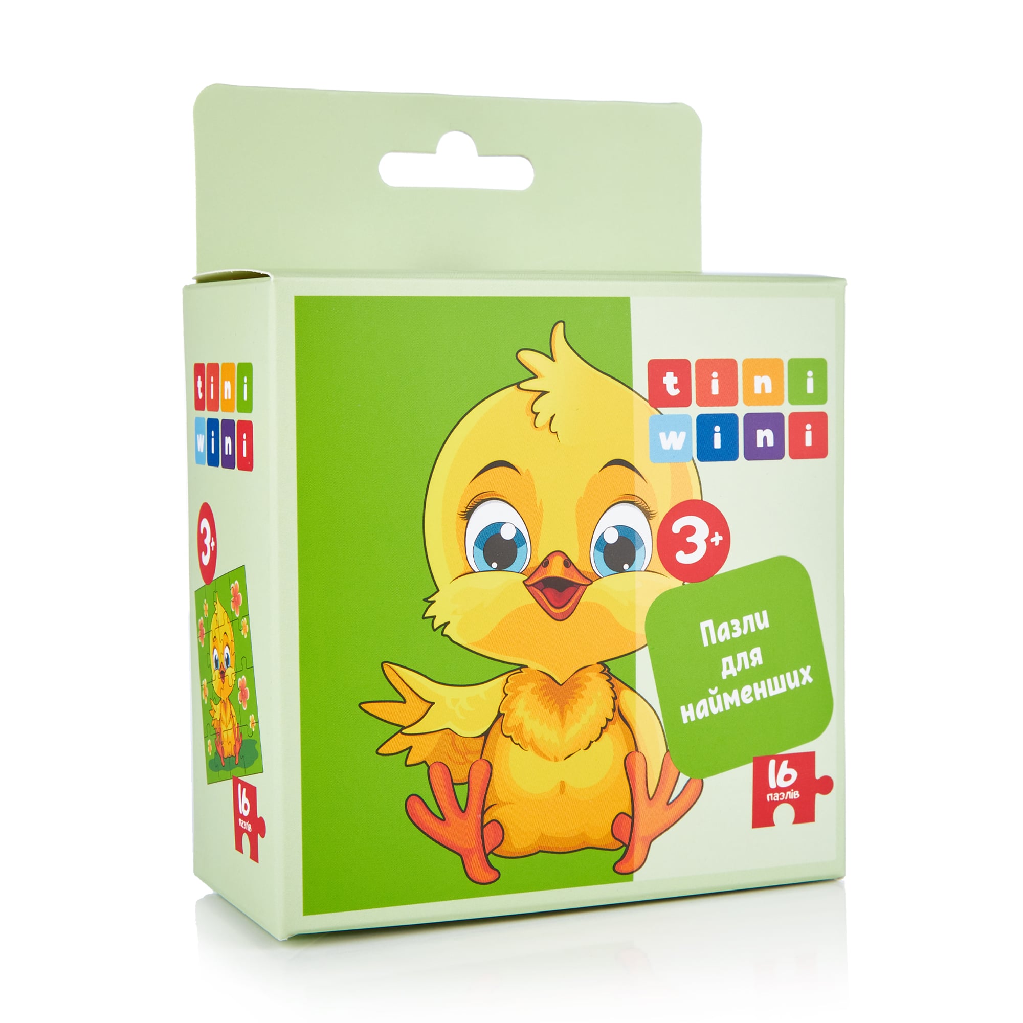 

Пазли для дітей Tini Wini Курча, від 3 років, 16 елементів, 20*21 см