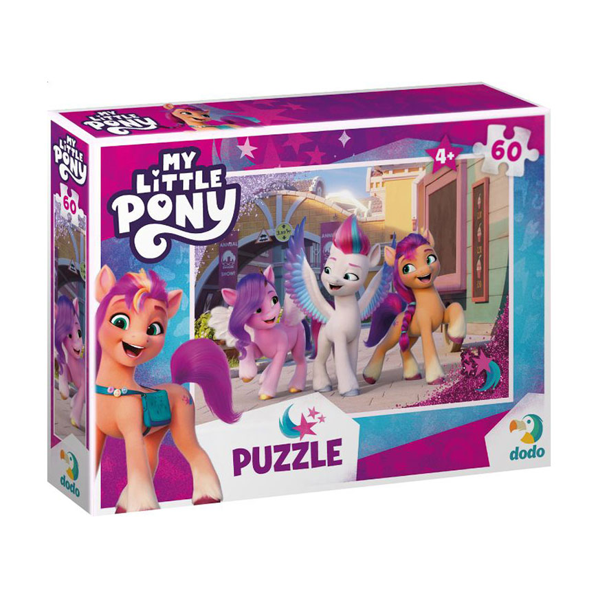 

Пазли DoDo My Little Pony Прогулянка містечком, 60 елементів, від 4 років (200377)