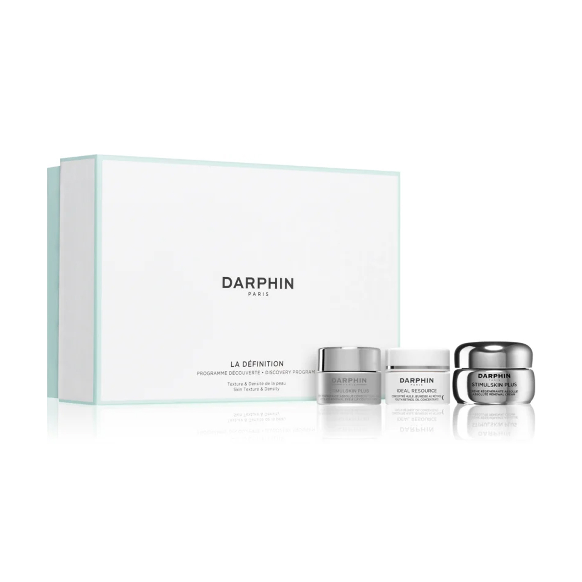 

Набір для обличчя Darphin La Definition Discovery Program (крем, 15 мл + крем для шкіри навколо очей та губ, 5 мл + сироватка в капсулах, 7 шт)