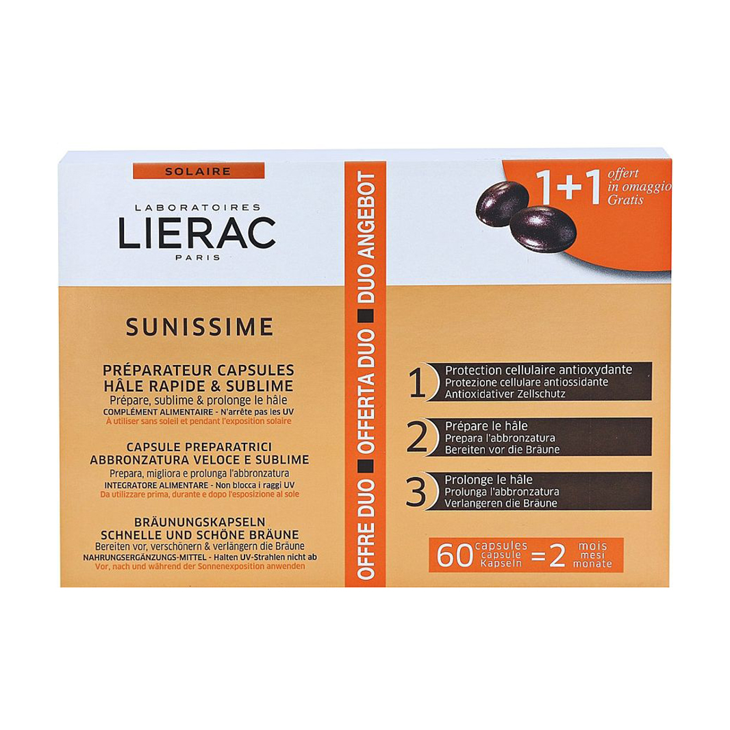 

Для засмаги Lierac Sunissime, 2*30 капсул