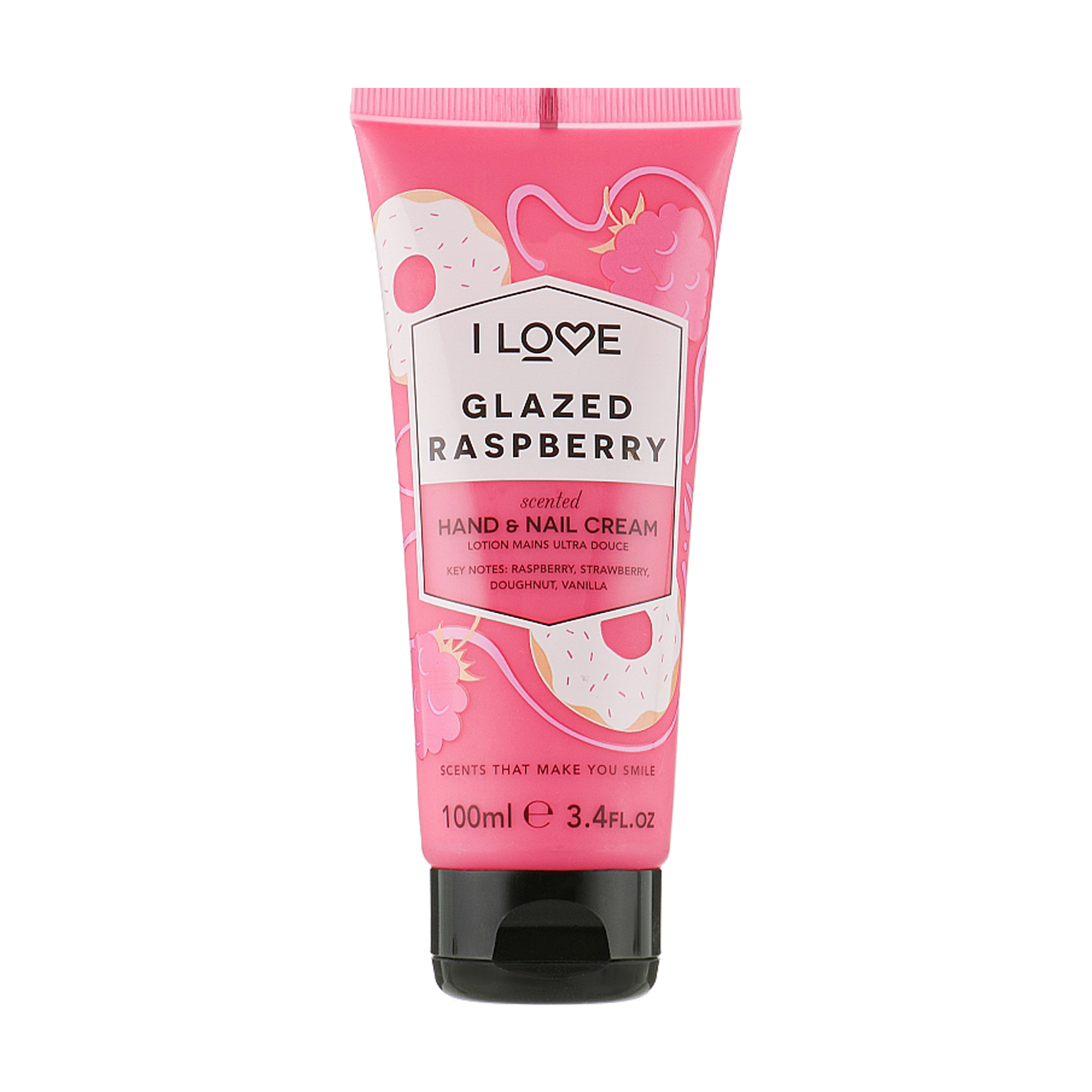 

Крем для рук та нігтів I Love Glazed Raspberry Hand & Nail Cream, 100 мл
