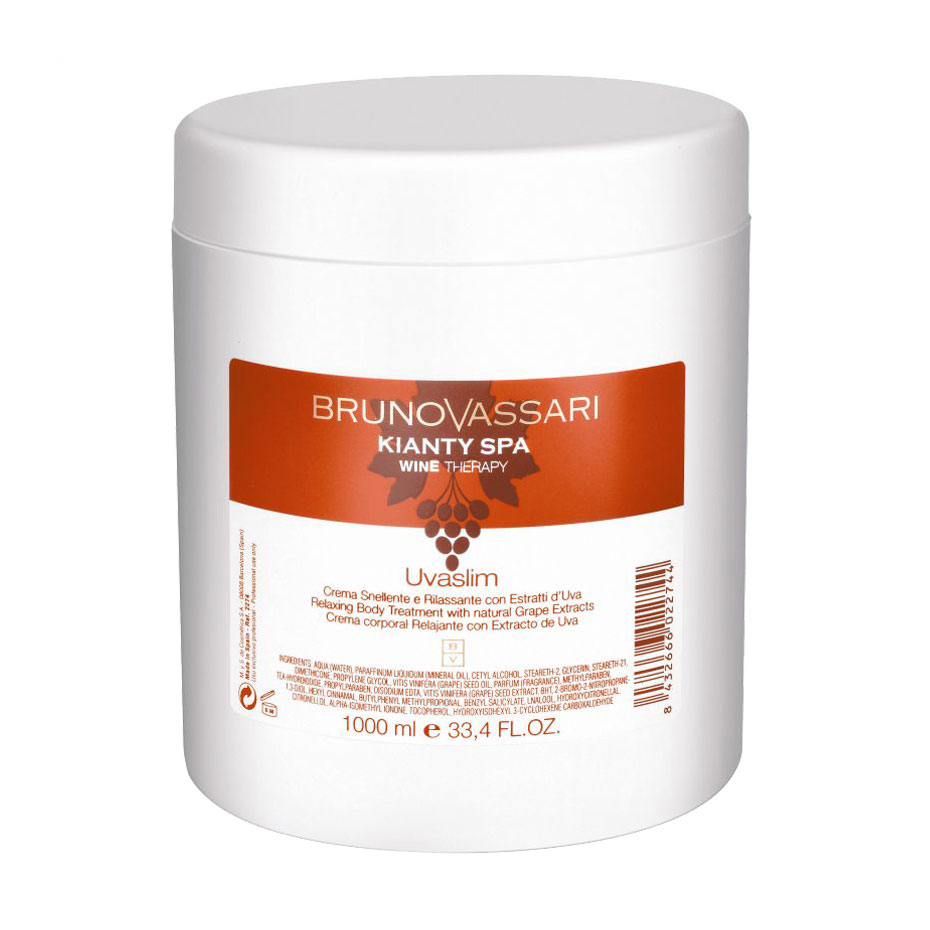 

Масажний крем для тіла Bruno Vassari Kianty Spa Uvaslim Relaxing Body Treatment, 1 л