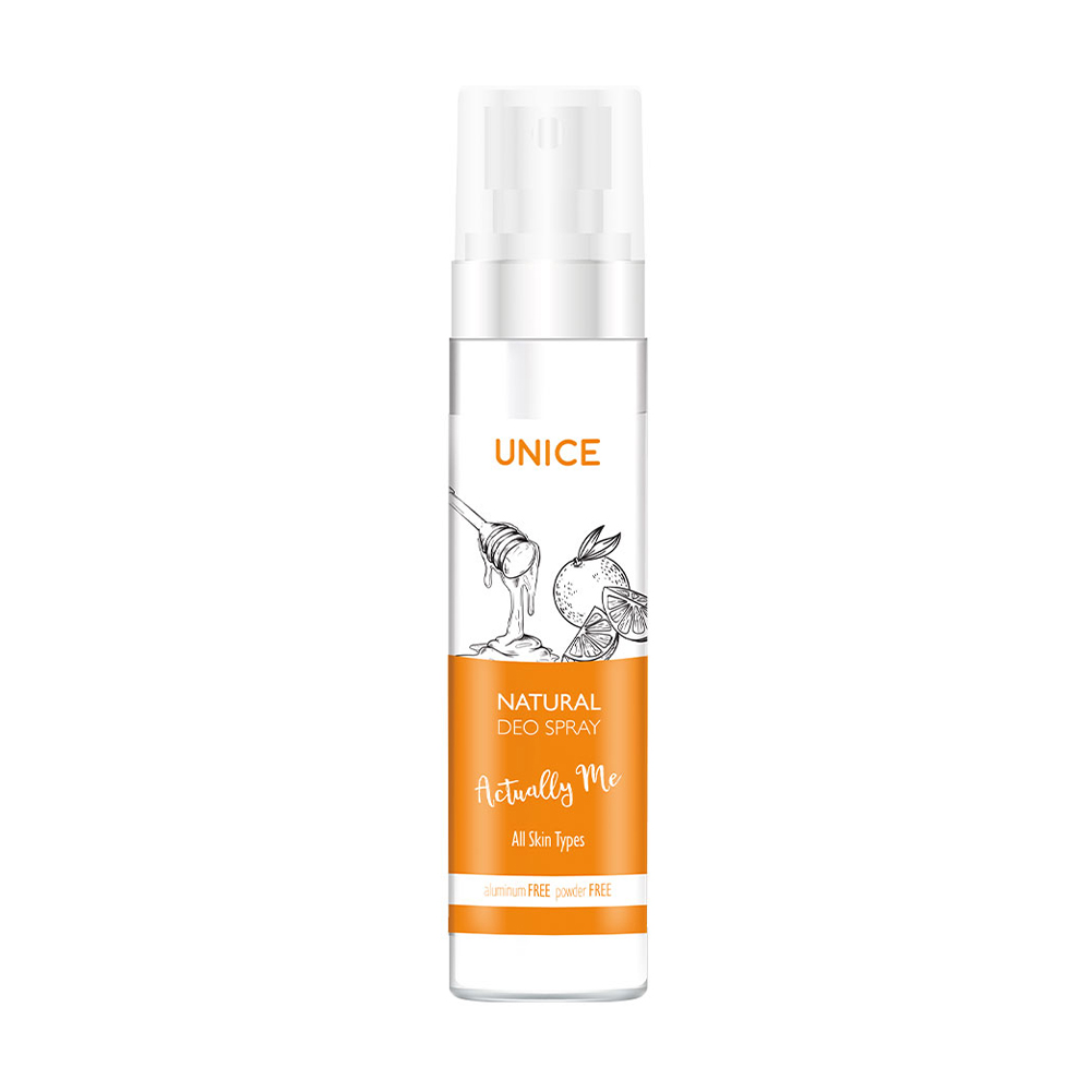 Акція на Натуральний дезодорант-спрей Unice Actually Me Natural Deo Spray жіночий, 100 мл від Eva