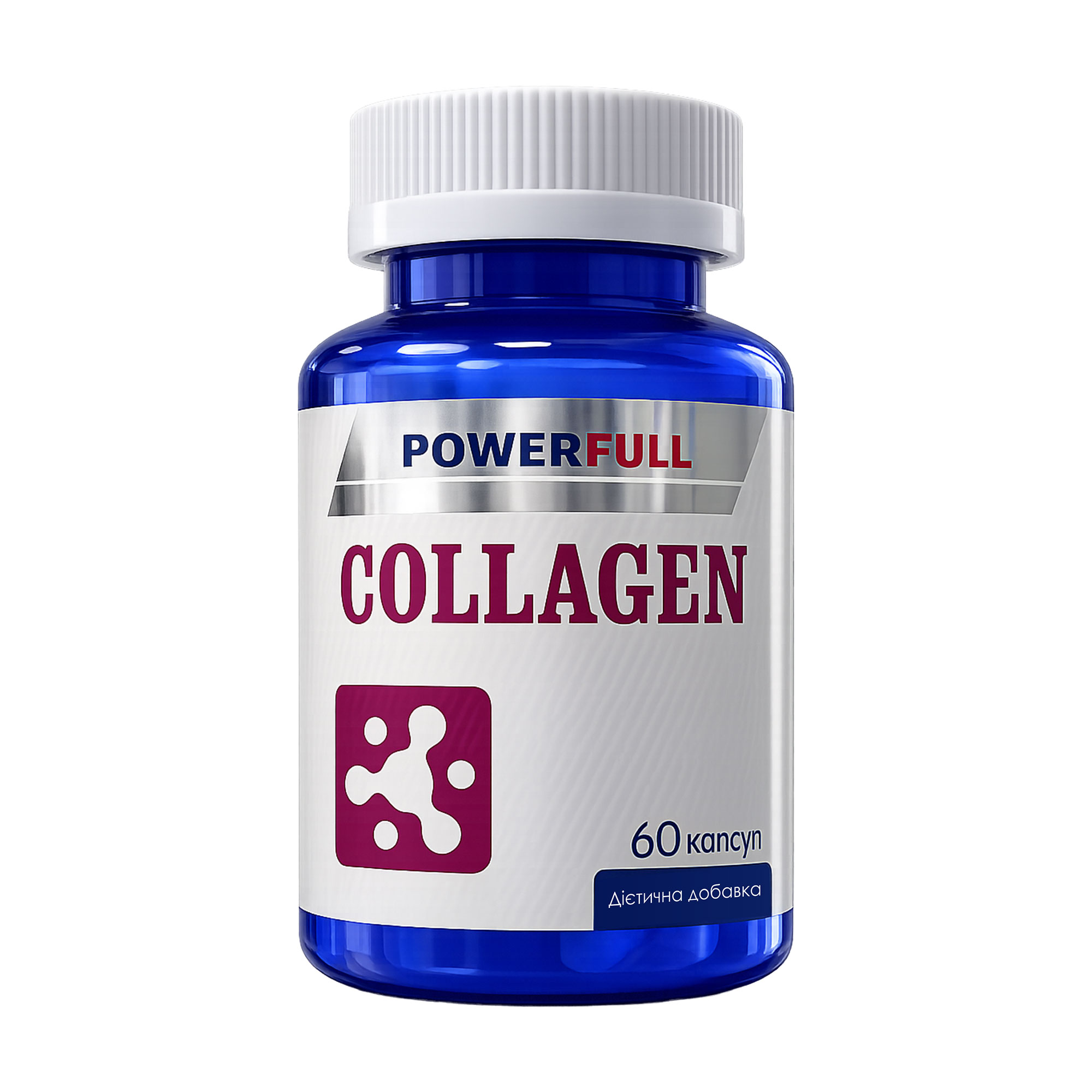 

Колаген Краса та здоров'я Powerful Collagen 300 мг, 60 капсул