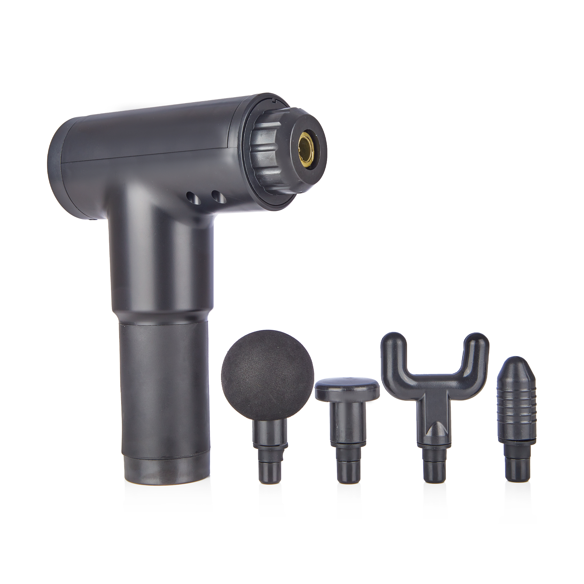 

Уцінка! Ударний вібраційний масажер для тіла Fascial Gun KH-320, 4 насадки, 6 режимів, 1 шт