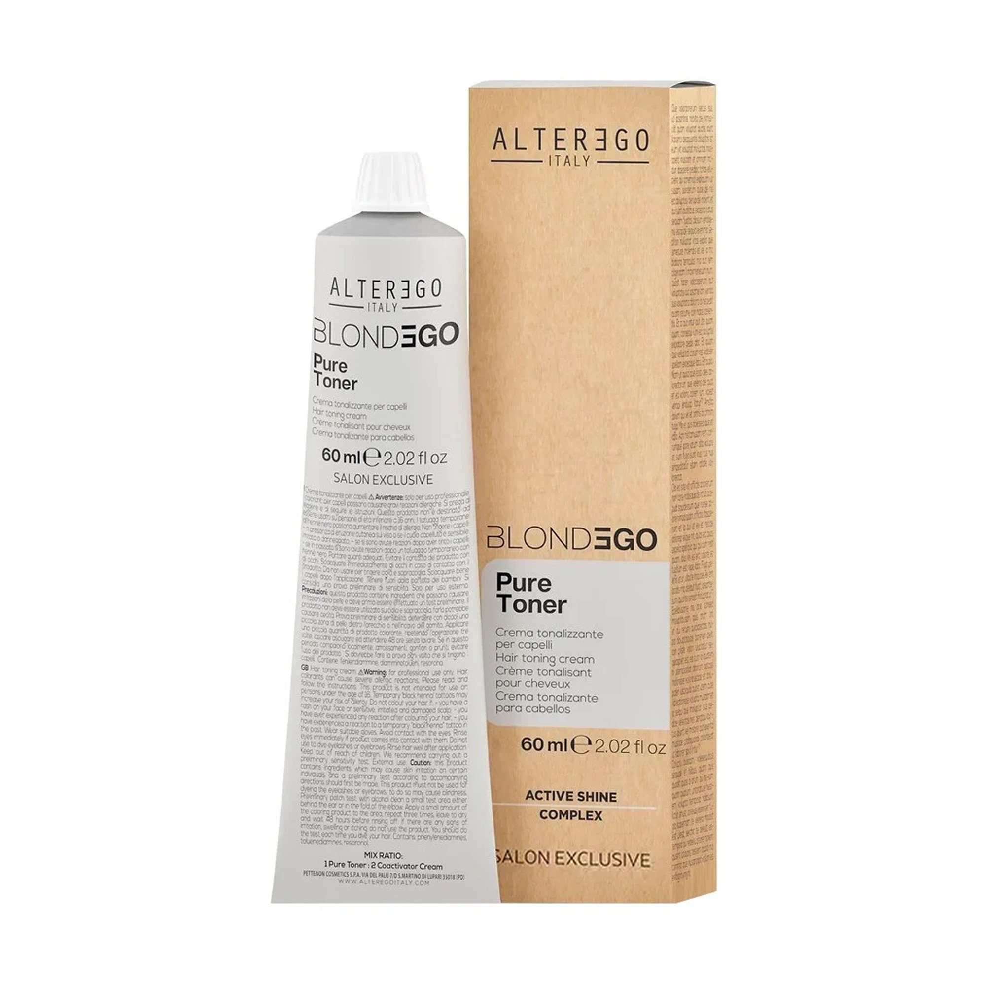 

Уцінка! Безаміачна тонувальна крем-фарба для волосся Alter Ego Blondego Pastel Toner, Pastel Lilac, 60 мл