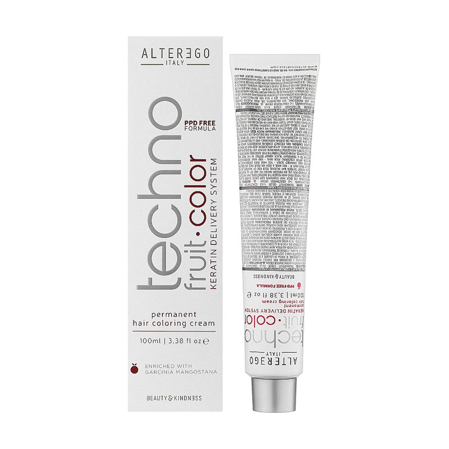 

Уцінка! Перманентна крем-фарба для волосся Alter Ego Techno Fruit Color 6/5 Темно-русявий махагоновий, 100 мл