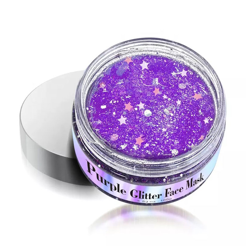 

Подарунок! Маска-плівка для обличчя Mond'Sub Purple Glitter Peeling Off Mask, 100 г