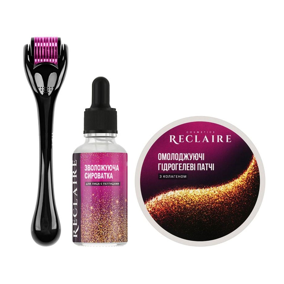 

Уцінка! Набір для обличчя Reclaire Good Morning (мезоролер, 1 шт + сироватка, 30 мл + патчі, 60 шт)
