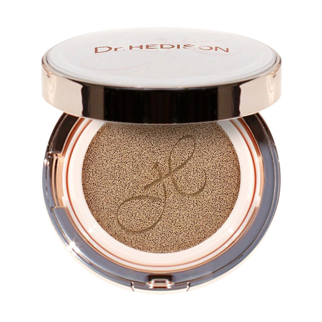 

Багатофункціональний кушон для обличчя Dr.Hedison Miracle Cushion, SPF 50 PA +++, з пептидами, зі змінним блоком, 2*15 г