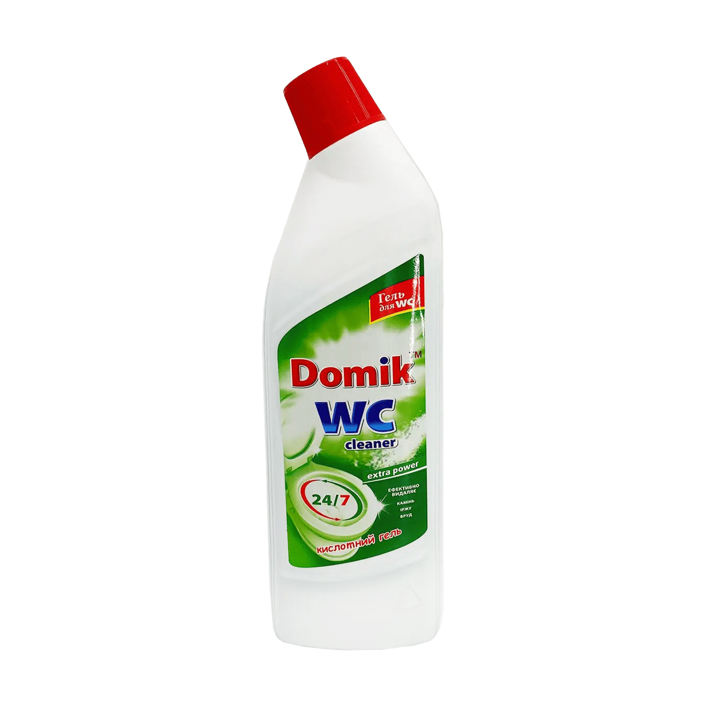 

Уцінка! Гель для туалету Domik Expert WC Cleaner Extra Power Кислотний гель, 1 л