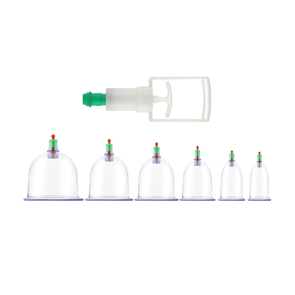 

Вакуумні банки з насосом Reclaire для лікувального масажу та хіджами, 6 шт