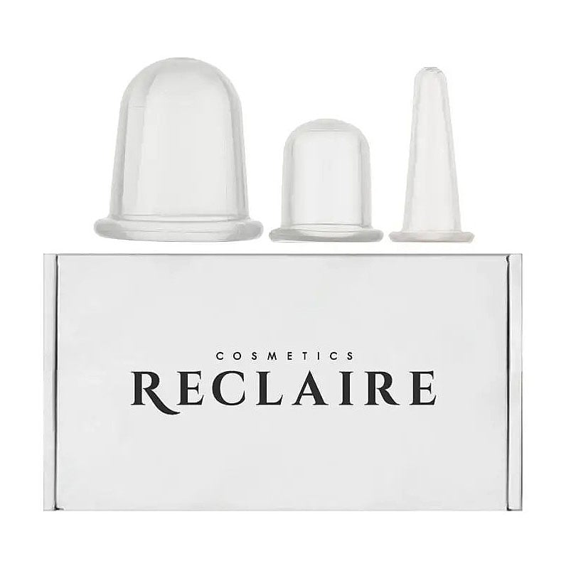 

Набір вакуумних банок Reclaire для моделювання контурів тіла та обличчя, 3 шт