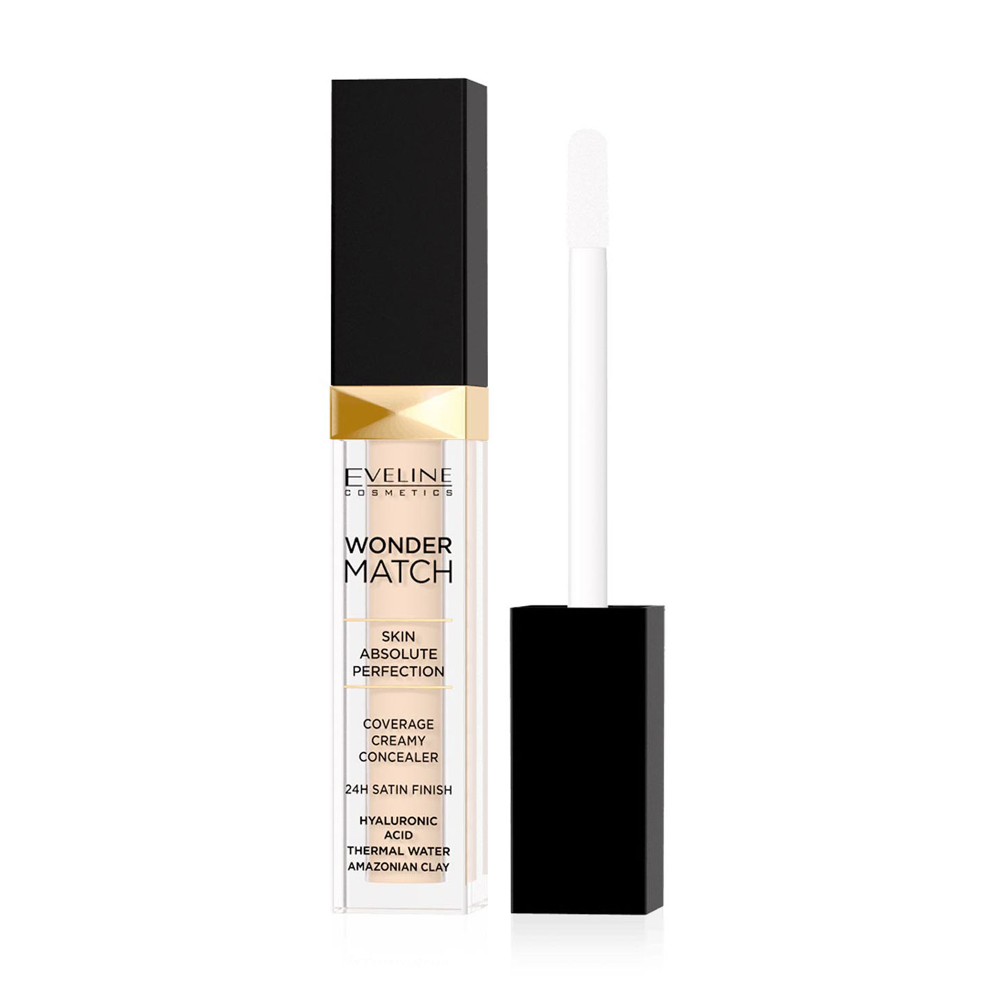 

Уцінка! Консилер для обличчя Eveline Cosmetics Wonder Match Coverage Creamy Concealer 01 Light, 6.8 мл