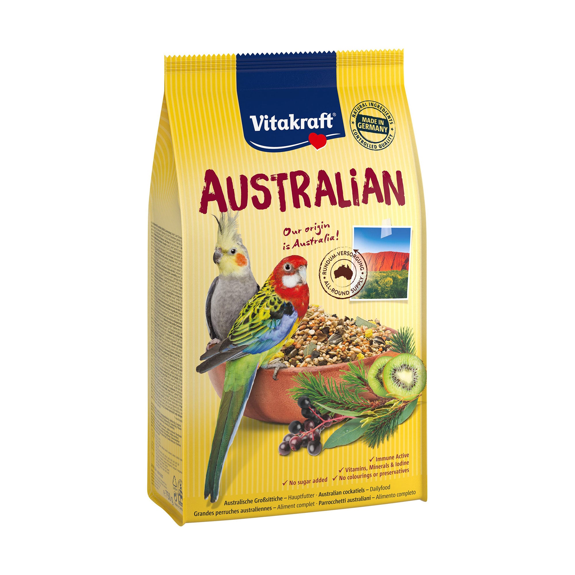 

Корм для австралійських папуг Vitakraft Australian, 750 г