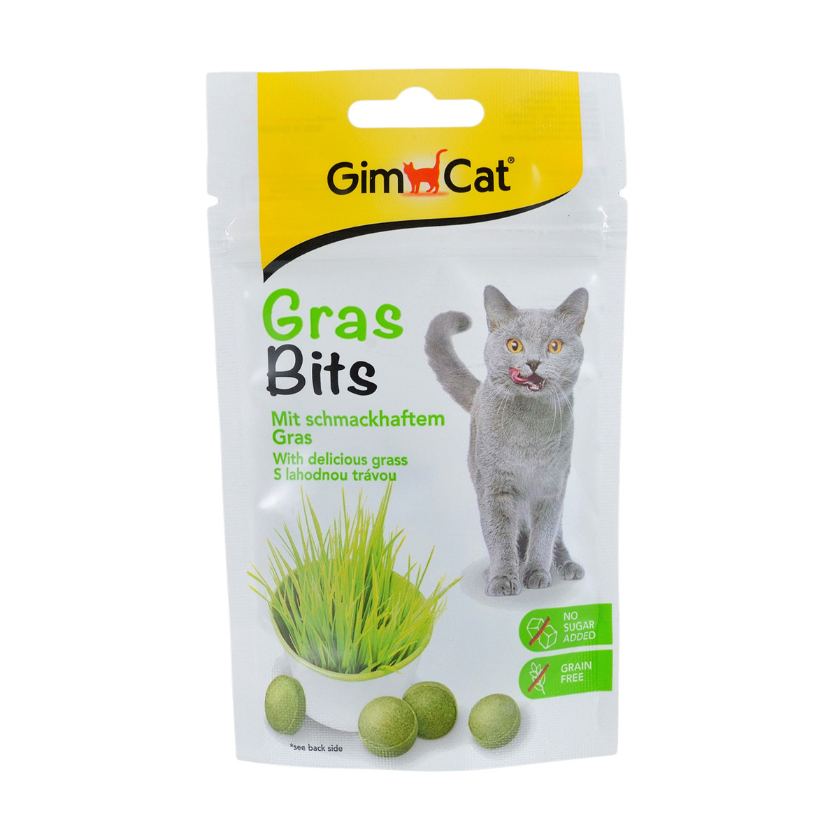 

Вітаміни для кішок GimCat GrasBits з травою, 40 г