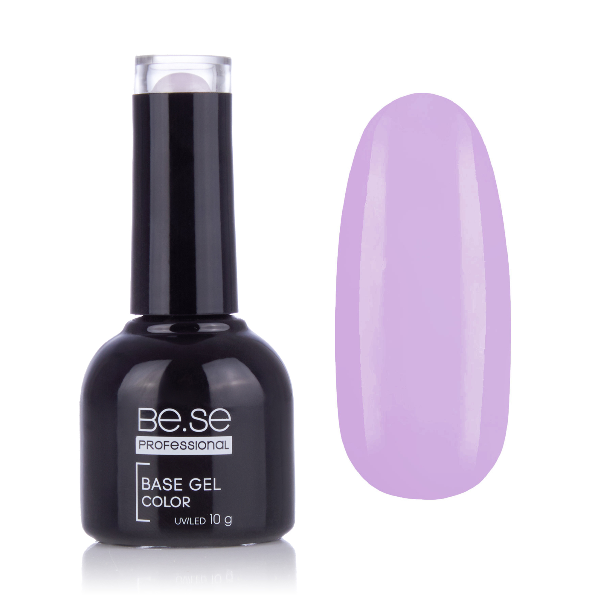 

Базове покриття для гель-лаку Be.Se Professional Base Gel Coat Color Pastel 17 Світло-бузковий, 10 г