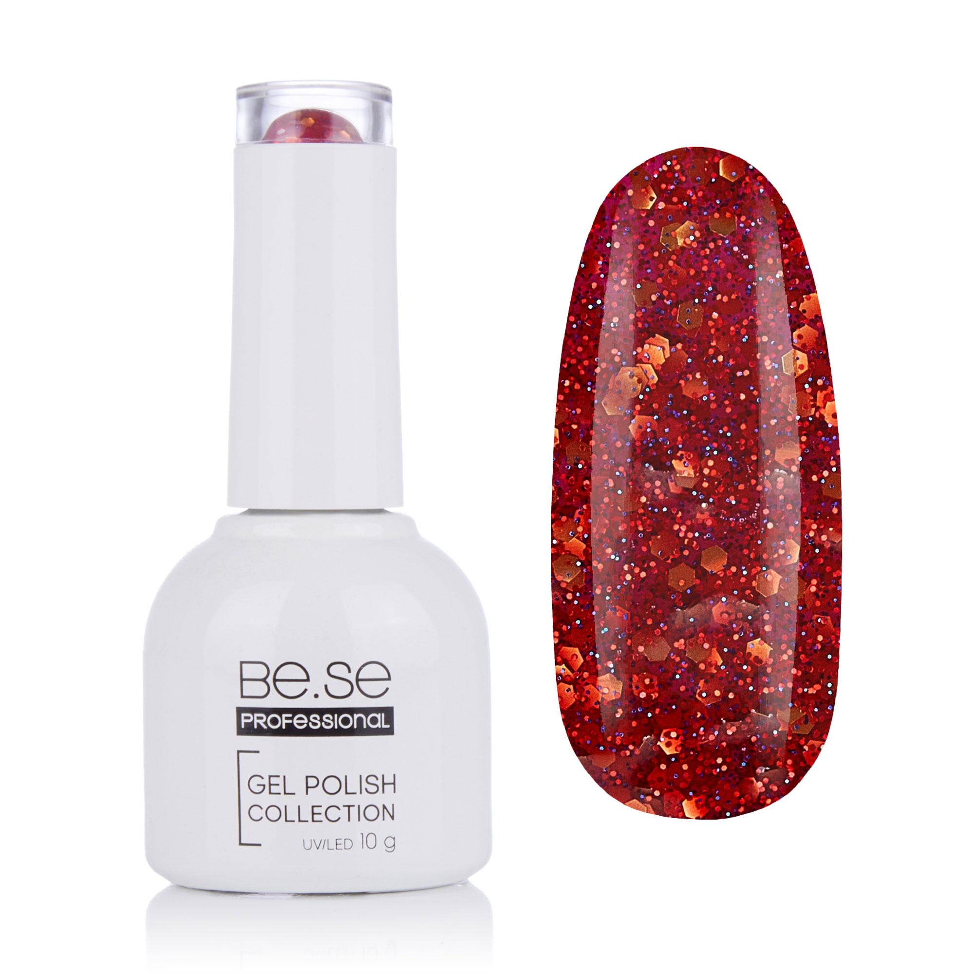 

Гель-лак для нігтів Be.Se Professional Gel Polish Glitter 45, 10 г