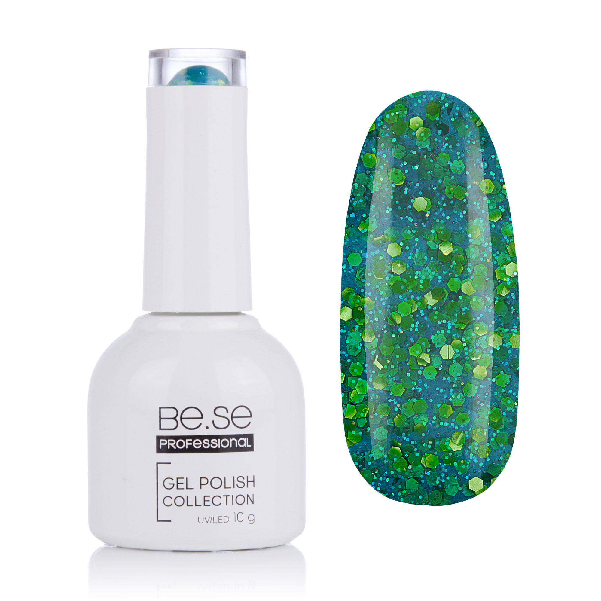 

Гель-лак для нігтів Be.Se Professional Gel Polish Glitter 46, 10 г