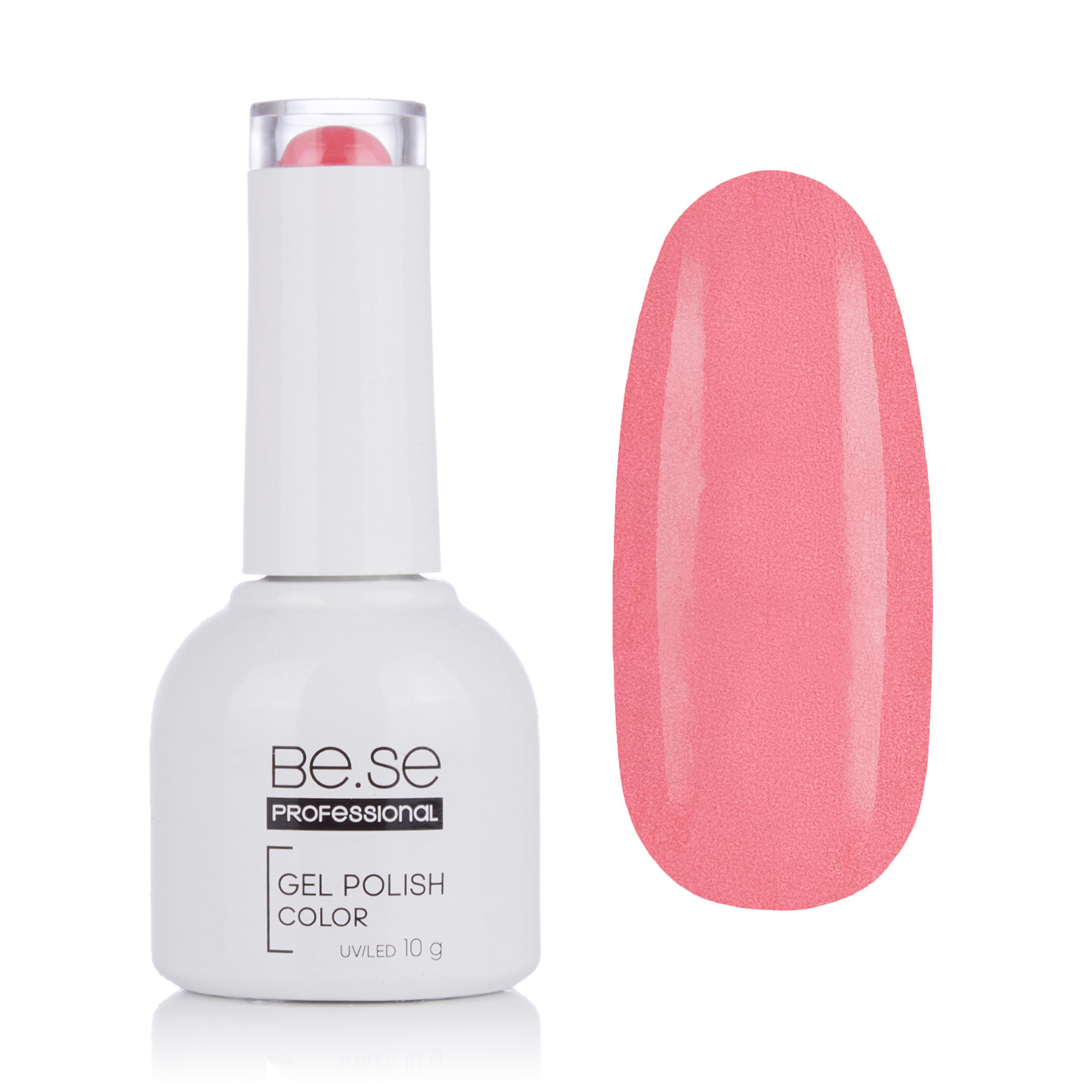 

Уцінка! Гель-лак для нігтів Be.Se Professional Gel Polish Color Summer 45 Перламутр, рожевий нюд, 10 г