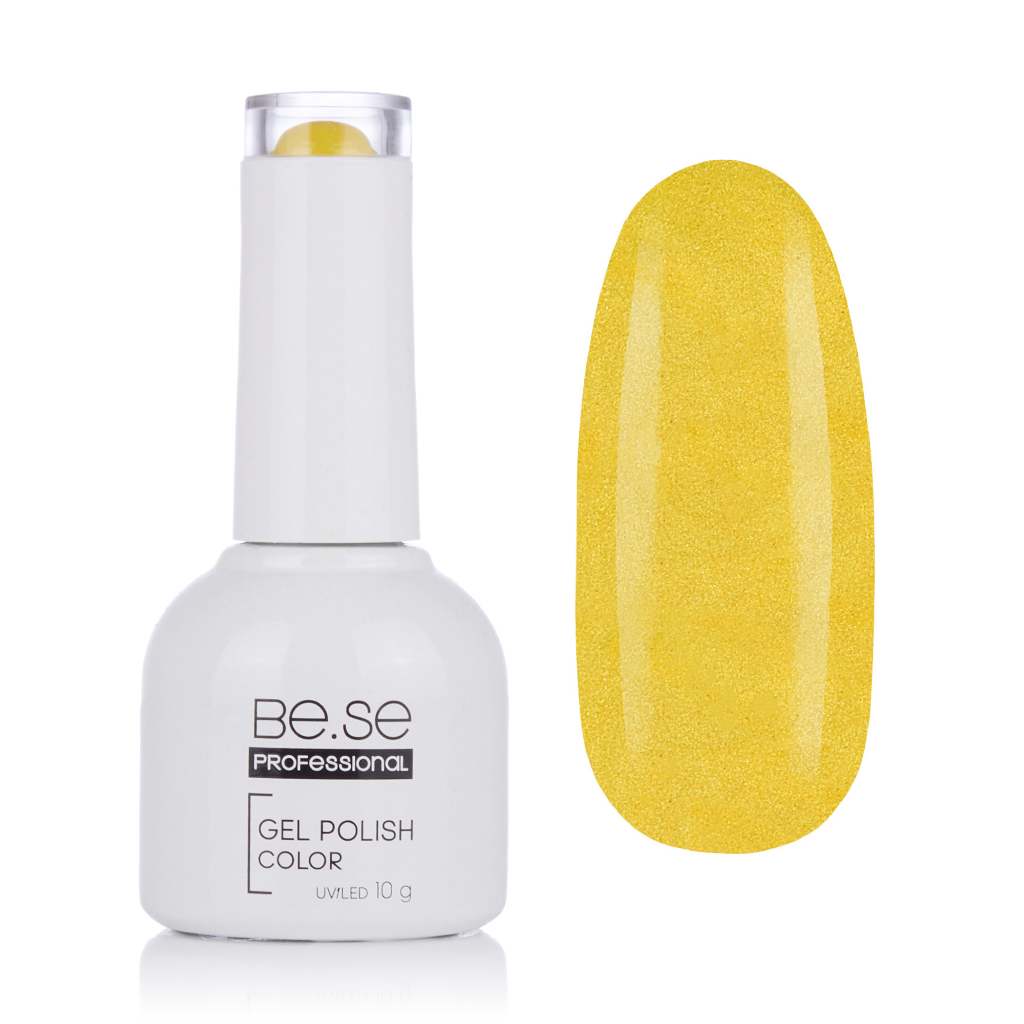 

Уцінка! Гель-лак для нігтів Be.Se Professional Gel Polish Color Summer 48 Перламутр, жовтий, 10 г