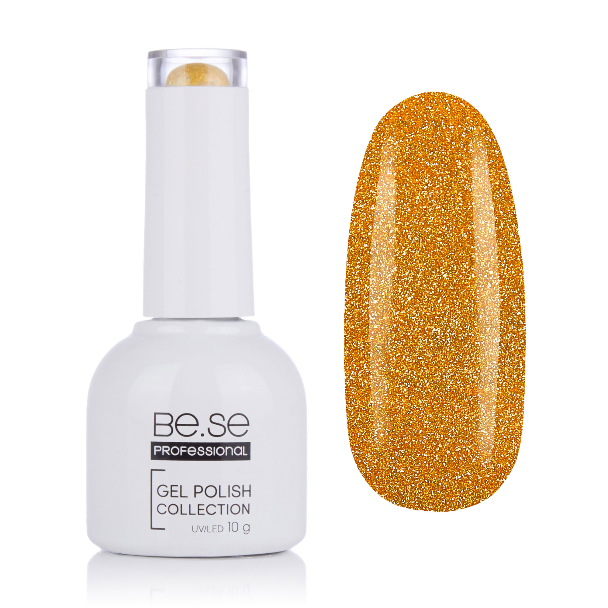 

Гель-лак для нігтів Be.Se Professional Gel Polish Collection Diamond 53 Світловідбивний, жовтий, 10 г