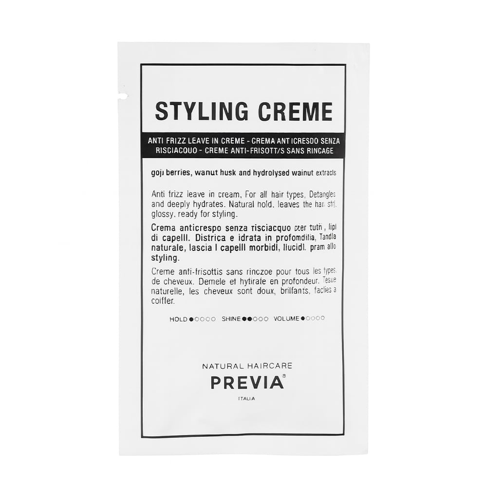 

Крем для укладання волосся Previa Style & Finish Styling Creme фіксація 1, 5 мл
