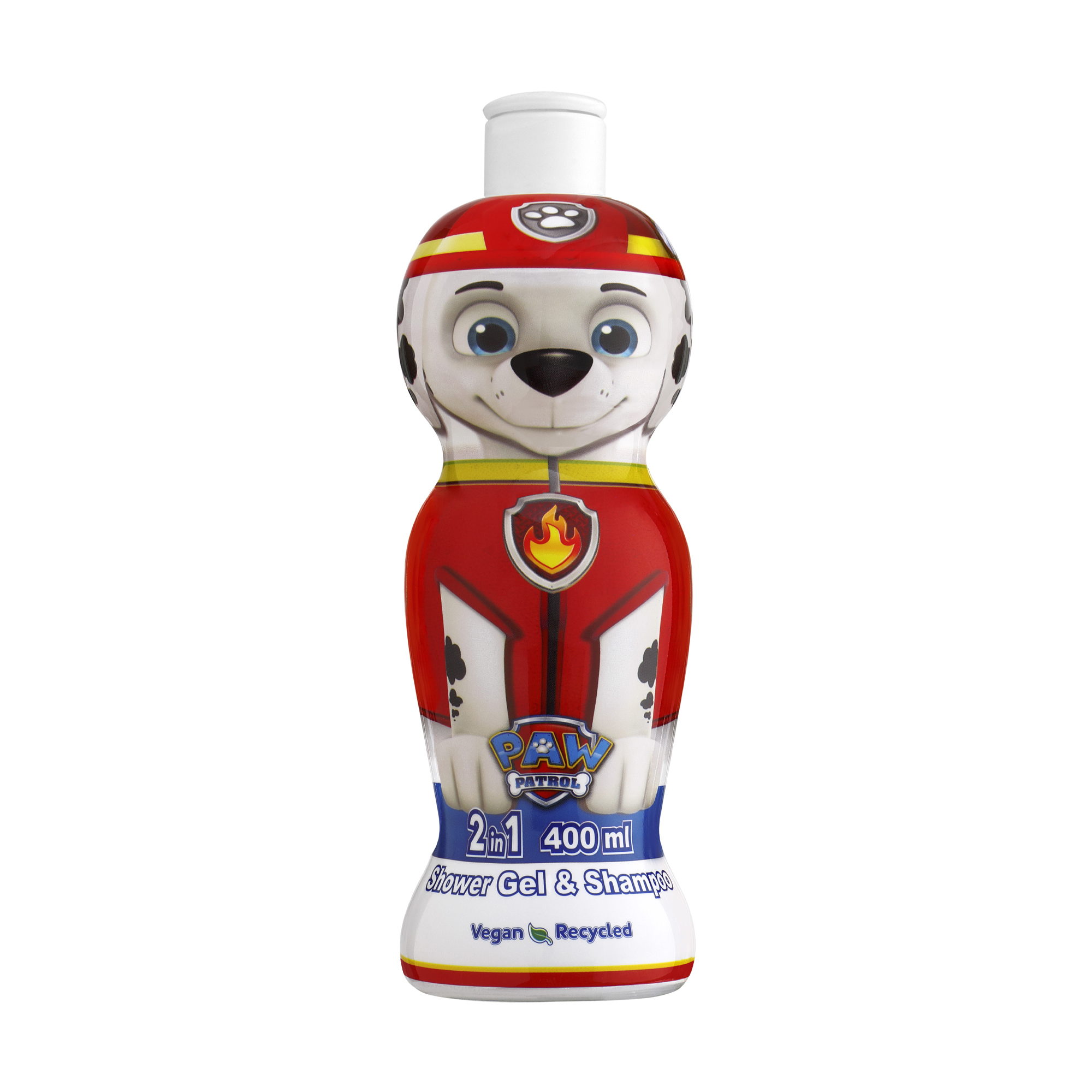 

Дитячий шампунь-гель 2 в 1 для волосся та тіла Air-Val International Paw Patrol Marshall Shower Gel & Shampoo 2 In 1 1D, 400 мл
