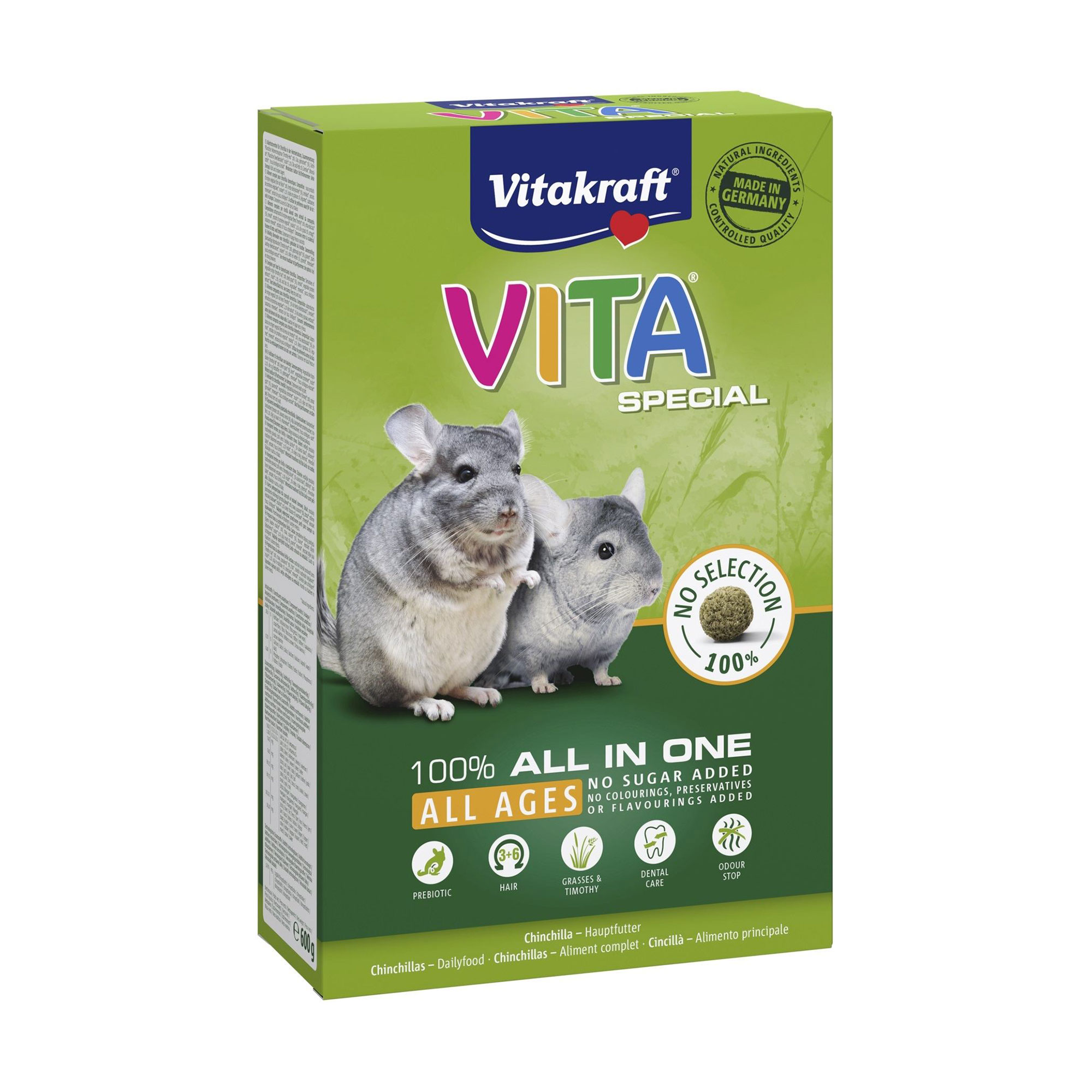 

Корм для шиншил Vitakraft Vita Special, 600 г