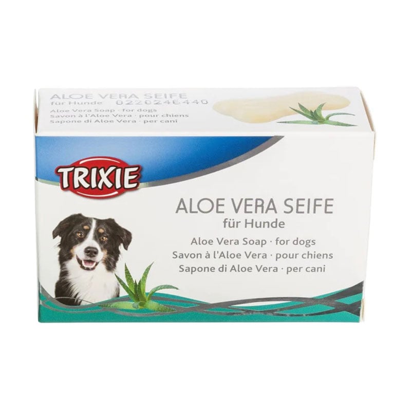 

Мило для собак Trixie з алое вера, для чутливої шкіри, 100 г