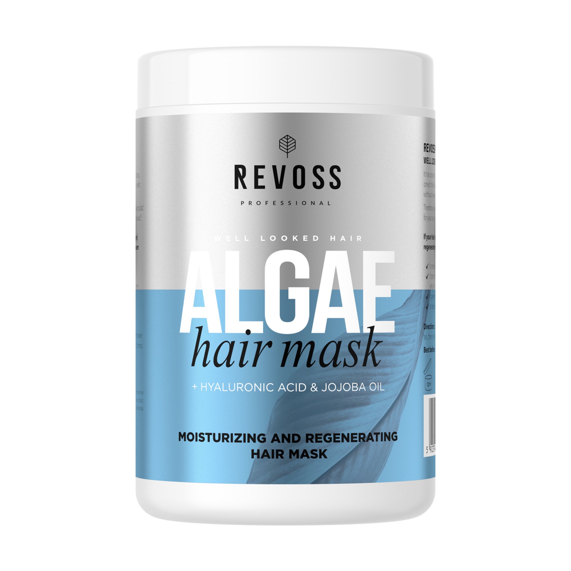 

Зволожувальна маска для волосся Revoss Professional Algae Hair Mask, 900 мл