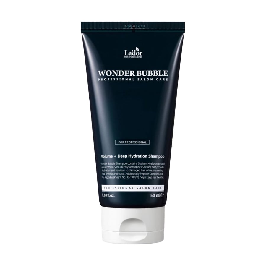 

Шампунь La'dor Wonder Bubble Shampoo для глибокого зволоження та надання об'єму волоссю, 50 мл