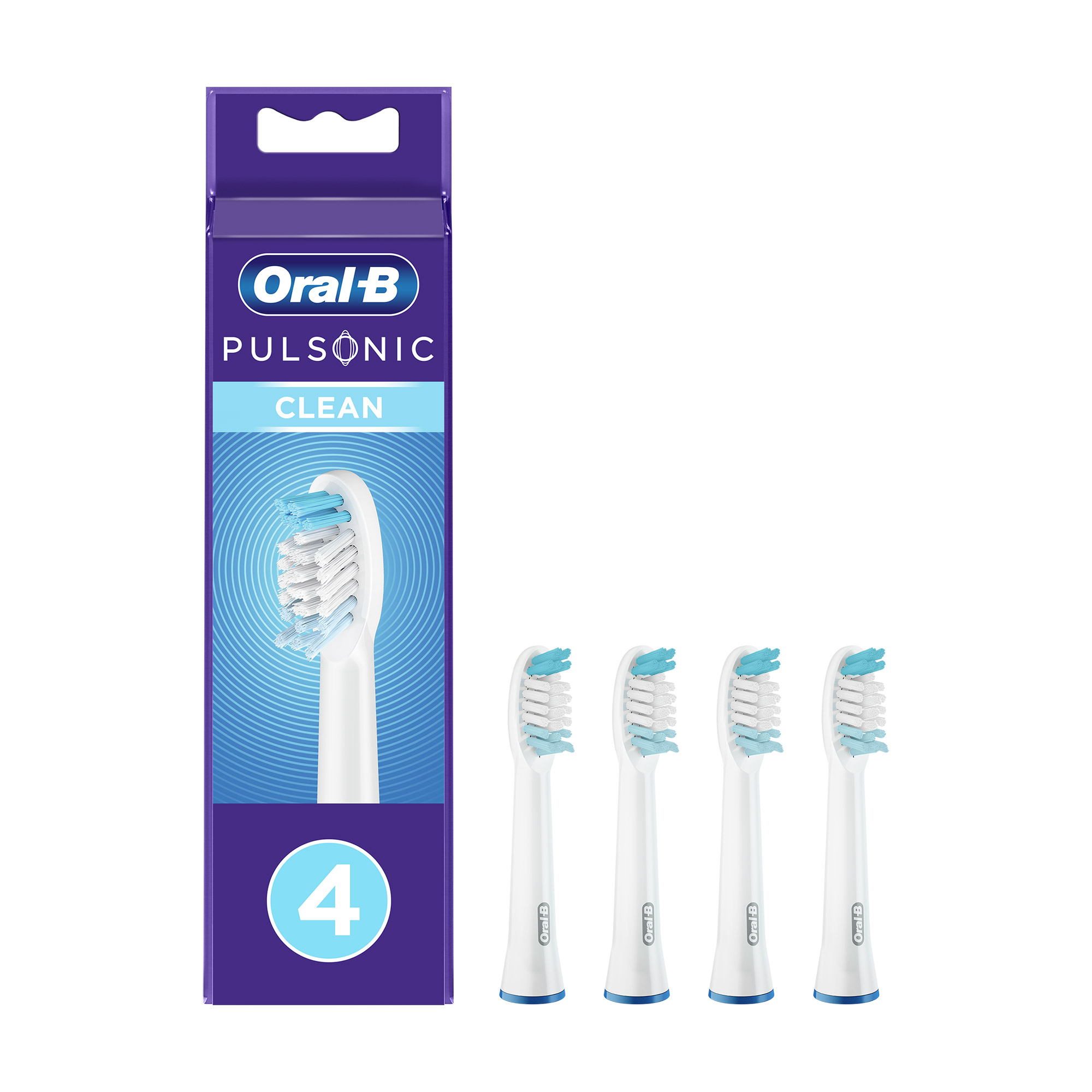 

Змінні насадки для електричної зубної щітки Oral-B Pulsonic Clean, 4 шт