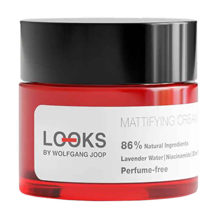 

Уцінка! Матувальний денний крем для обличчя Looks By Wolfgang Joop Mattifying Cream SPF 15, 50 мл