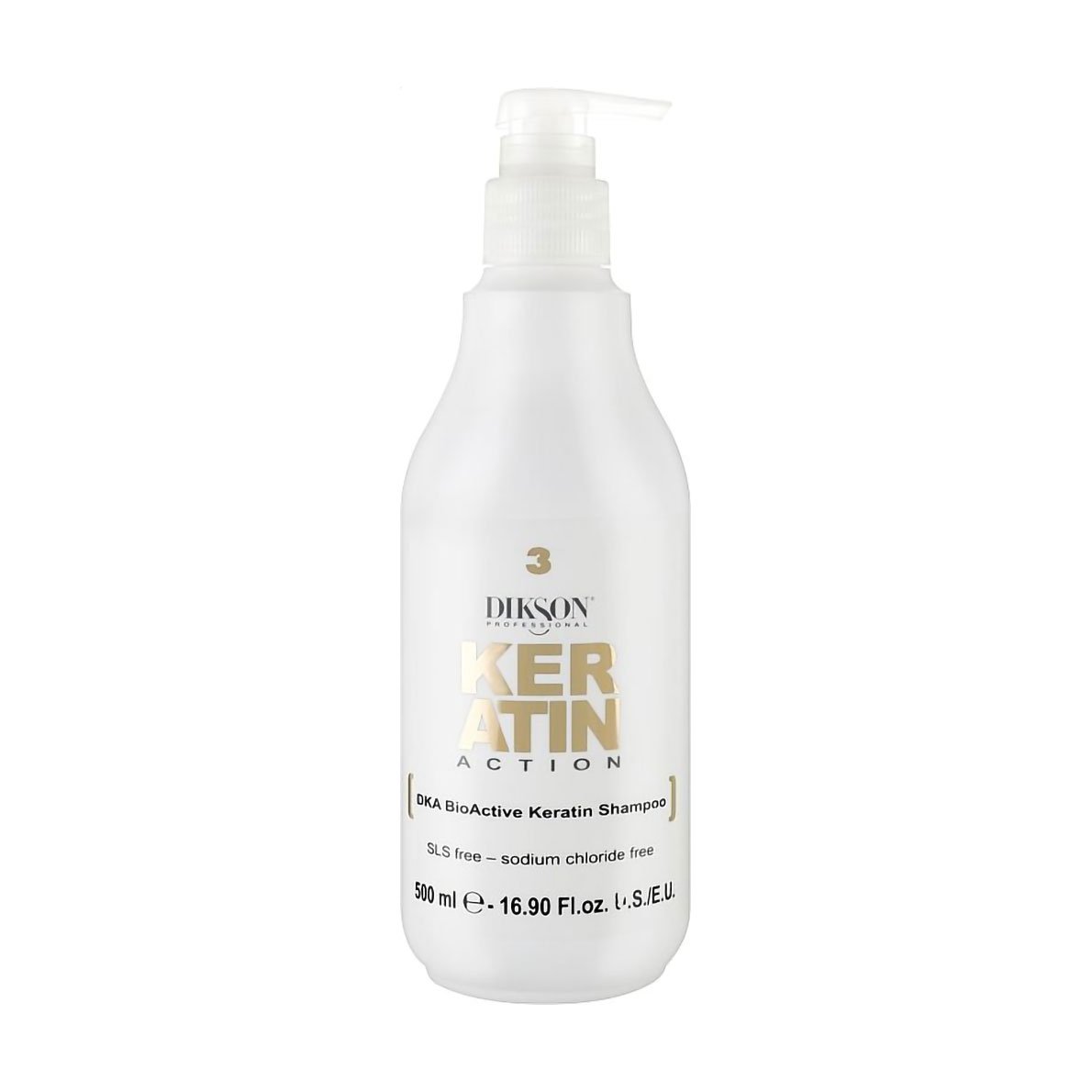 

Біоактивний кератиновий шампунь для волосся Dikson Keratin Action 3 DKA Bioactive Shampoo, 500 мл