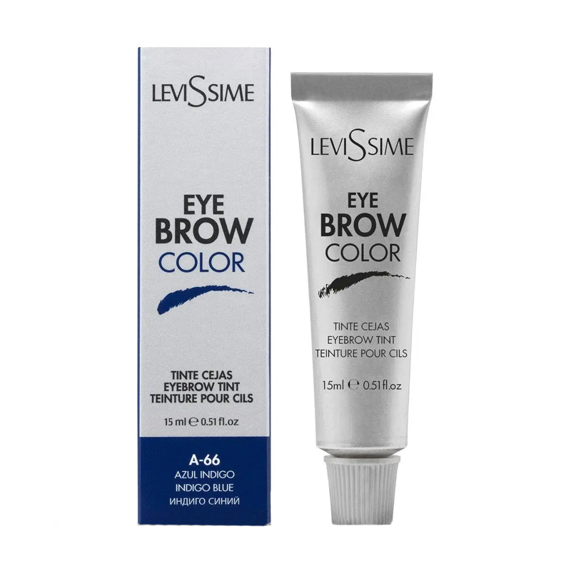 

Фарба для брів LeviSsime Eye Brow Color, A-66 Indigo Blue, 15 мл