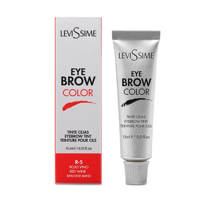 

Фарба для брів LeviSsime Eye Brow Color, R-5 Red Wine, 15 мл