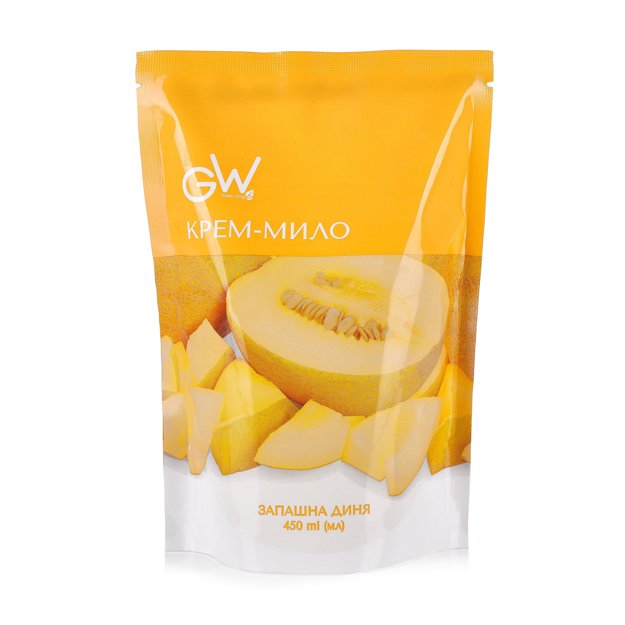 

Рідке крем-мило Green Way ФітоЛінія Диня, 450 мл (дойпак)