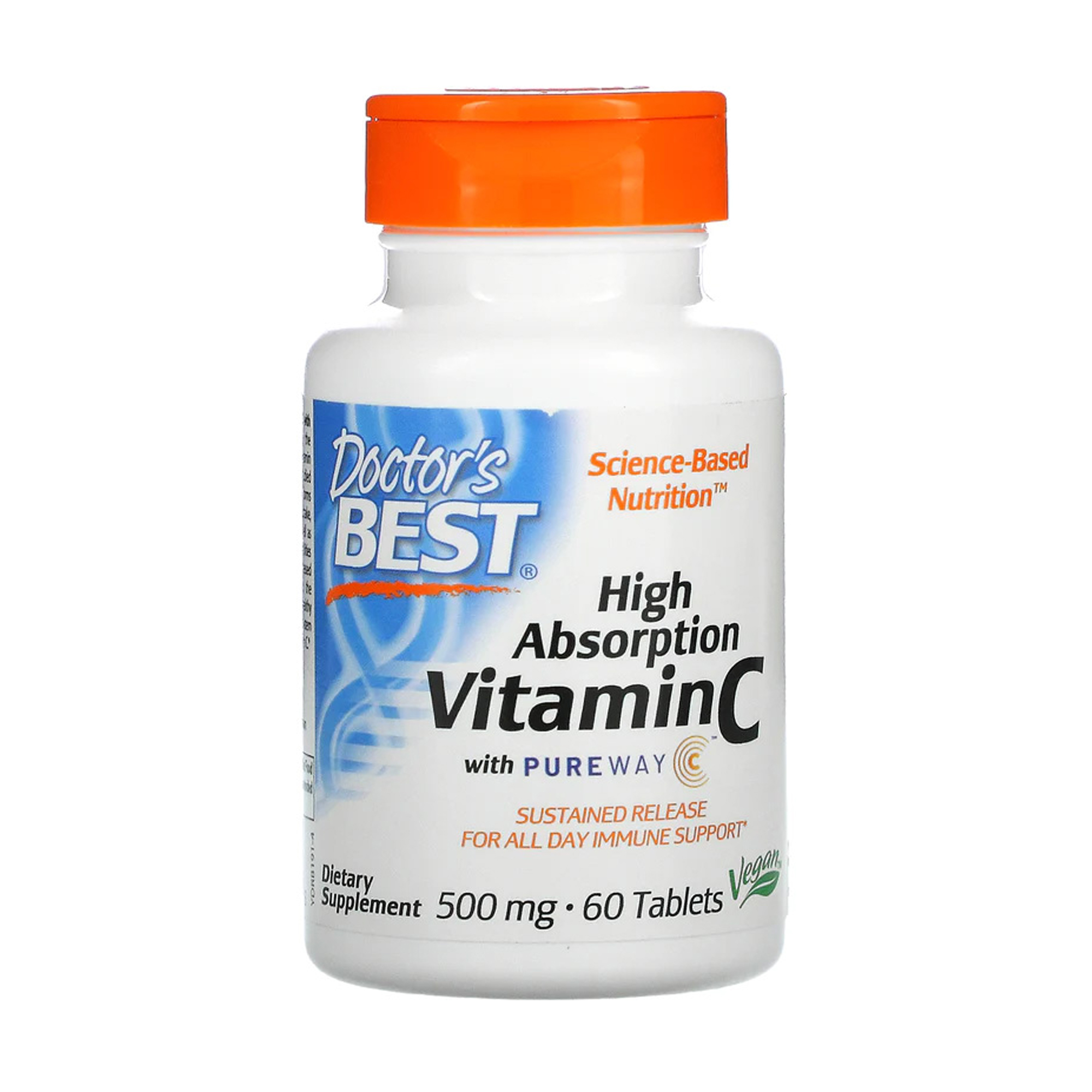 

Вітамін C Doctor's Best Pureway-C Sustained Release Vitamin C 500 мг, 60 таблеток