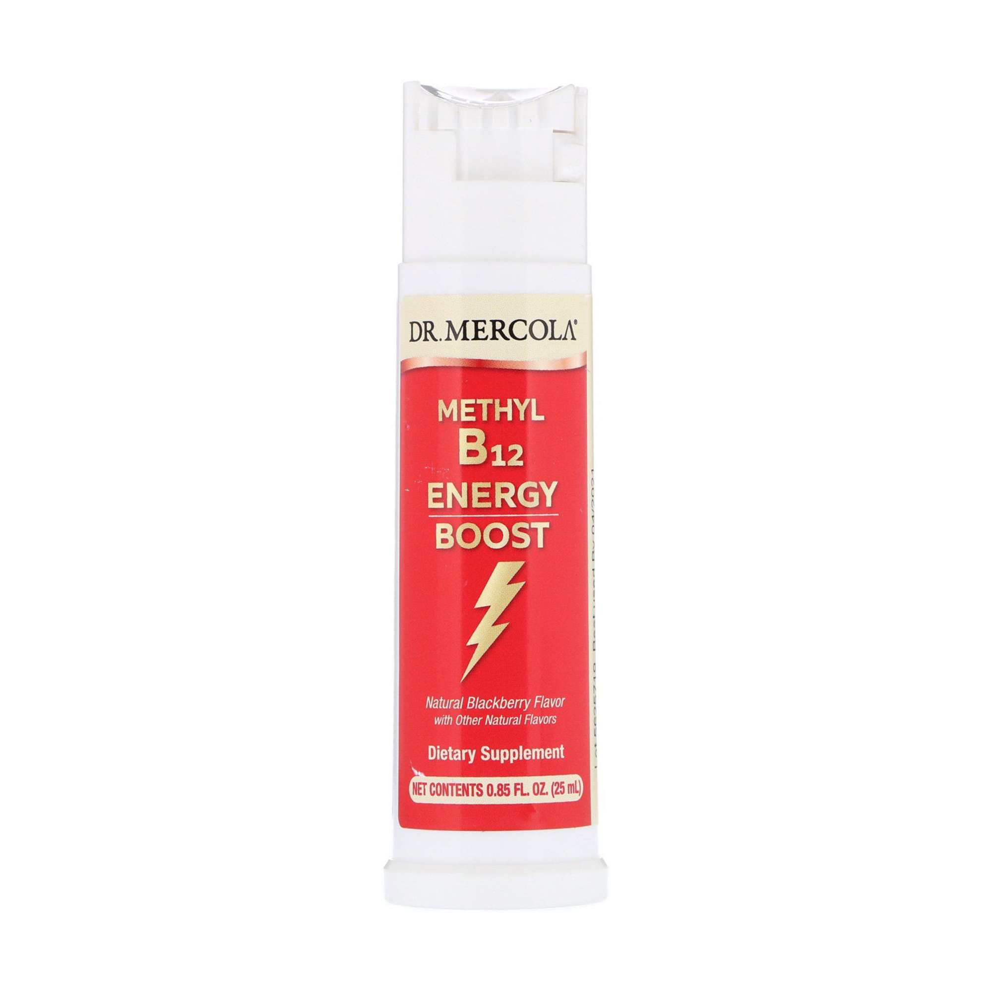 

Вітамін B12 Dr. Mercola Vitamin B12 Energy Boost у рідині, 25 мл