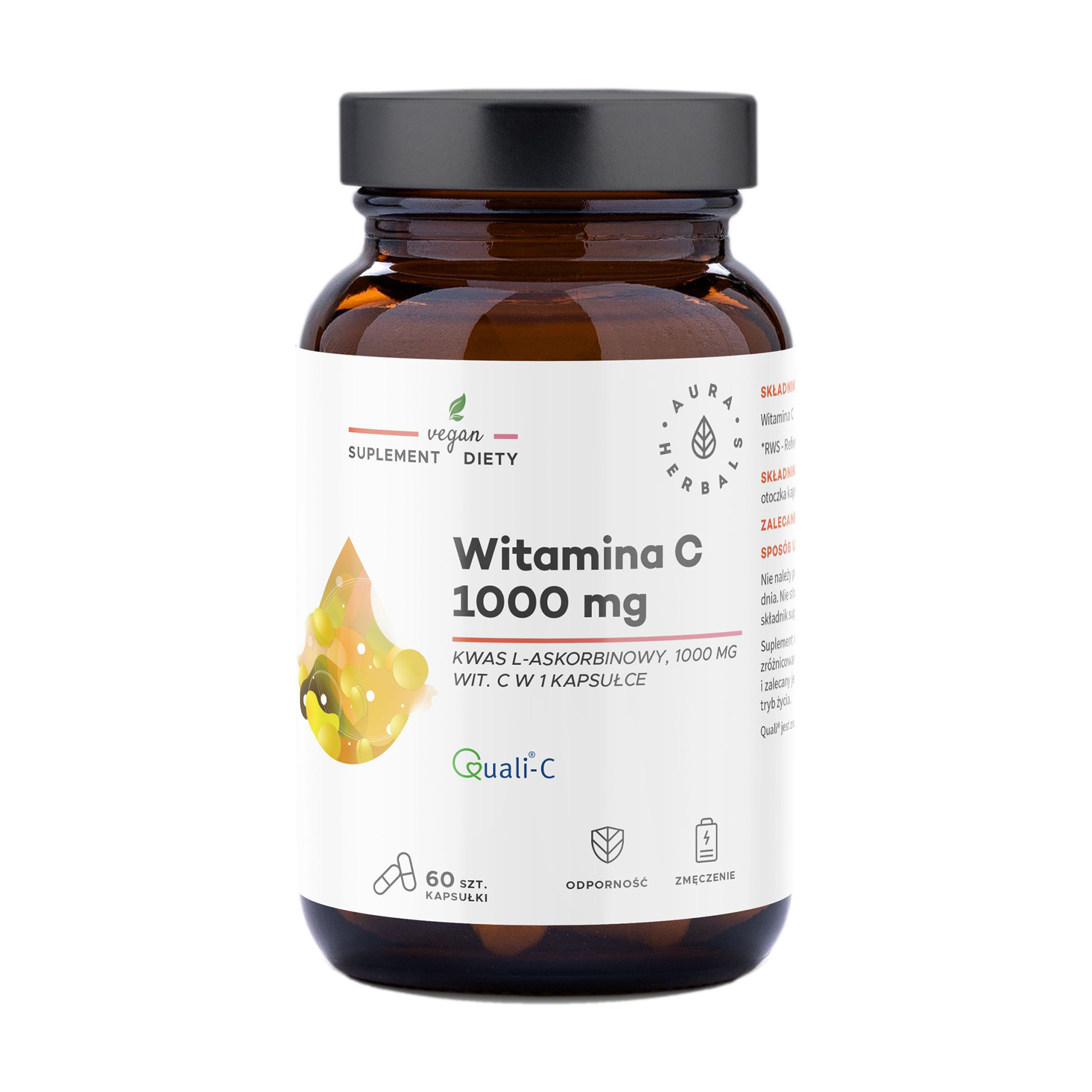 

Вітамін C Aura Herbals Witamina C 1000 мг, 60 капсул