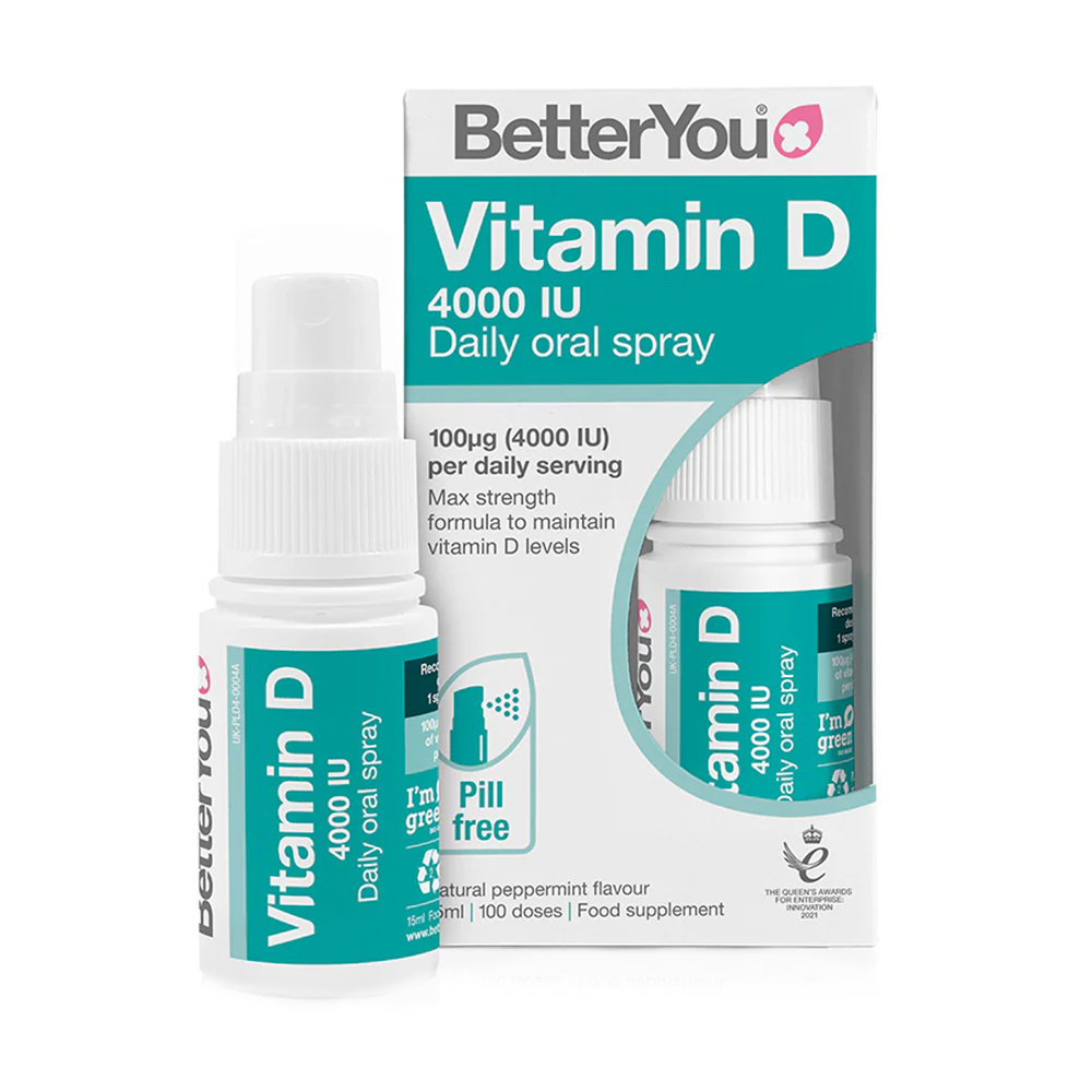 

Вітамін Д BetterYou Dlux 4000 Vitamin D Daily Oral Spray в спреї, 15 мл