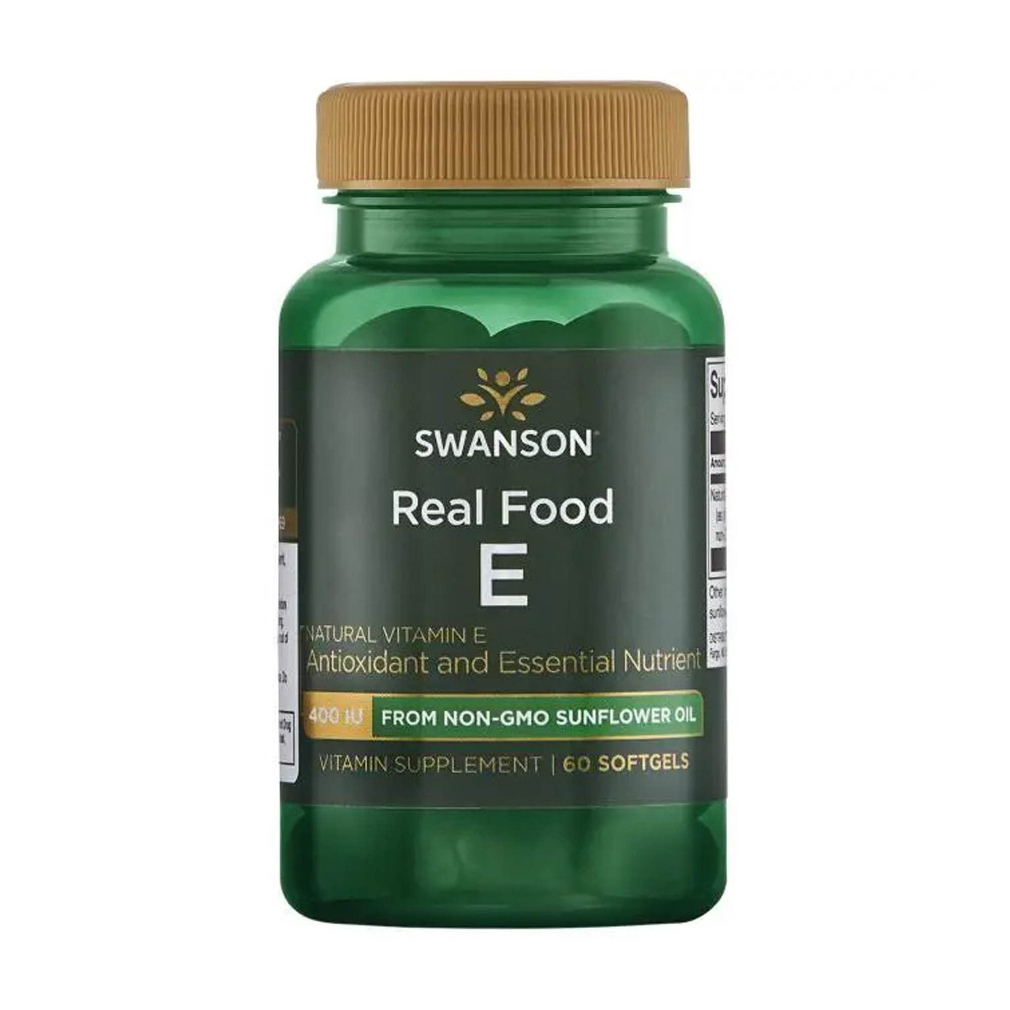 

Уцінка! Вітамін E Swanson Natural Vitamin E from Sunflower Seed Oil, 400 МО, 60 капсул