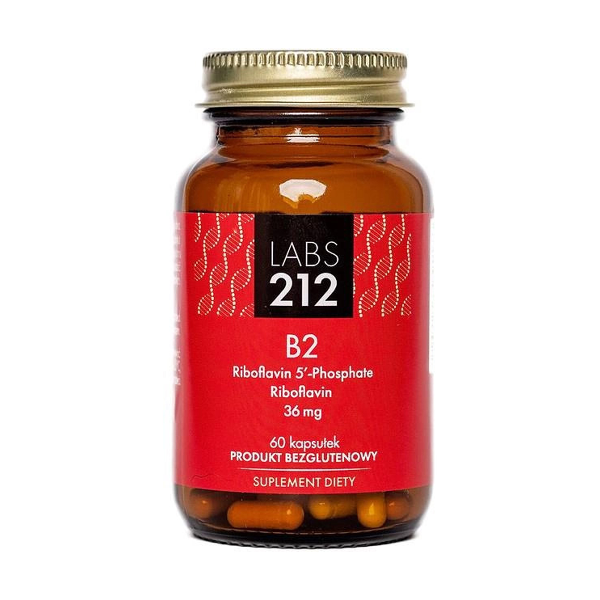 

Уцінка! Вітамін В2 Labs212 Vitamin B2 Riboflavin 5'-Phosphate + Riboflavin, 60 капсул