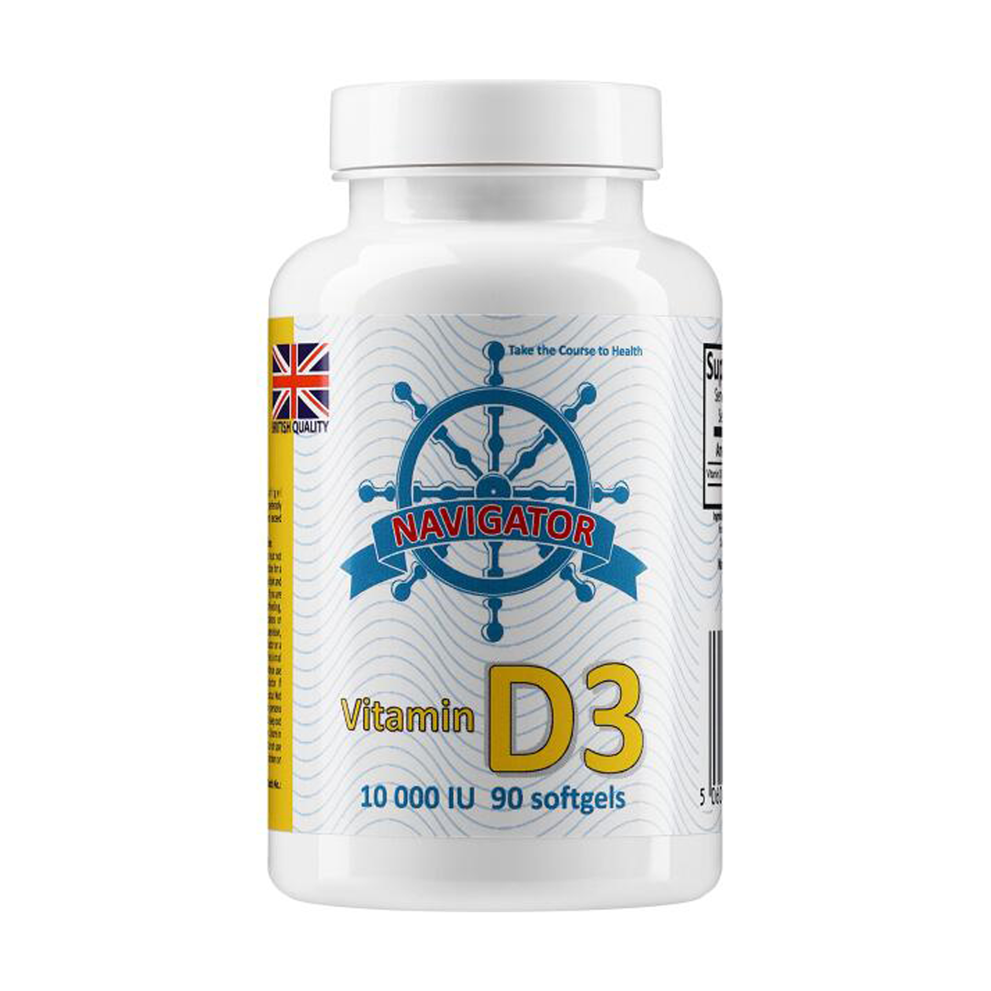 

Вітамін Д3 Navigator Vitamin D3 10000 МО, 90 желатинових капсул