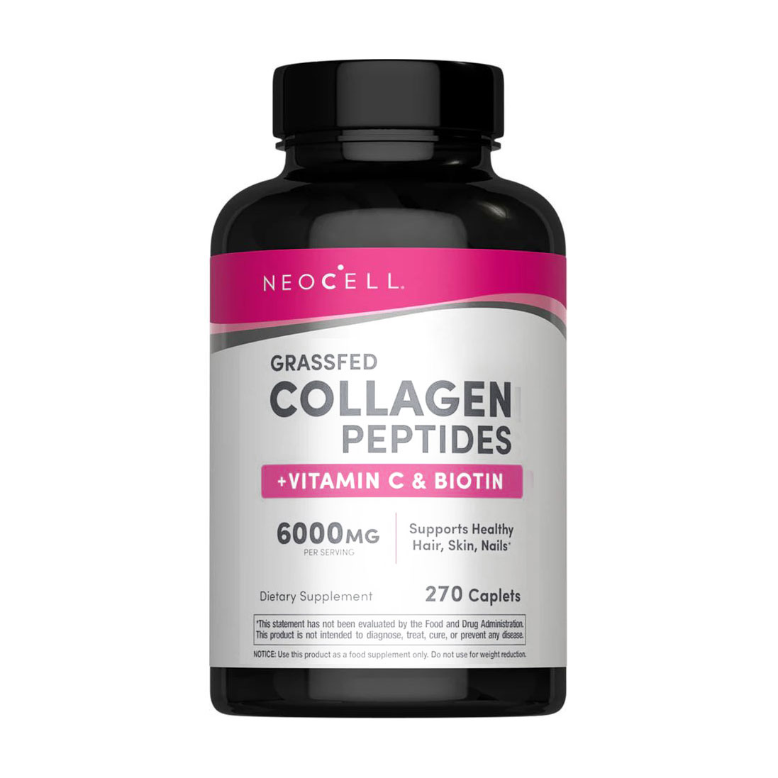 

Супер колаген з вітаміном C і біотином NeoCell Grassfed Collagen Peptides + Vitamin C & Biotin, 270 таблеток