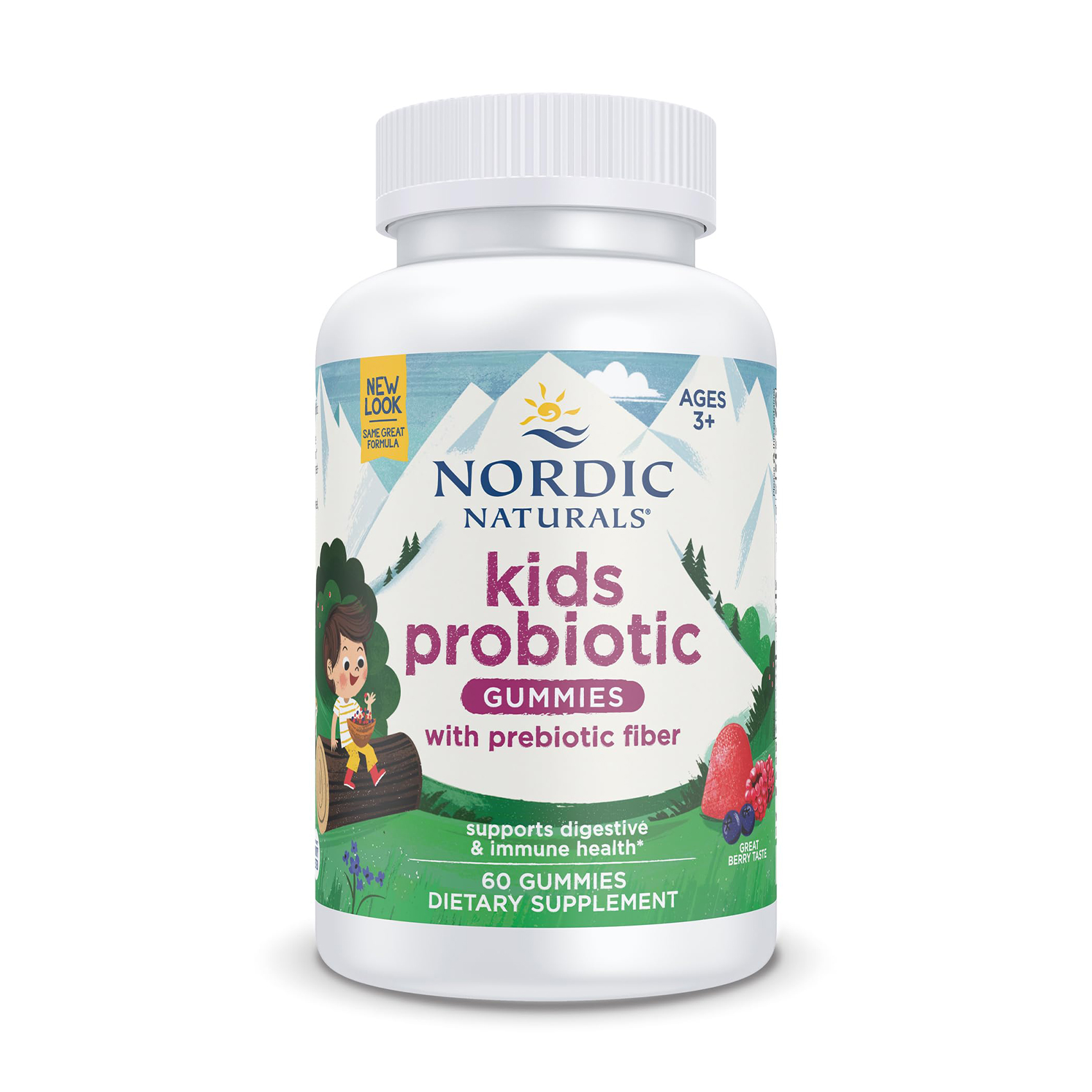 

Уцінка! Пробіотик для дітей Nordic Naturals Kids Probiotic Gummies зі смаком ягід, 60 жувальних цукерок