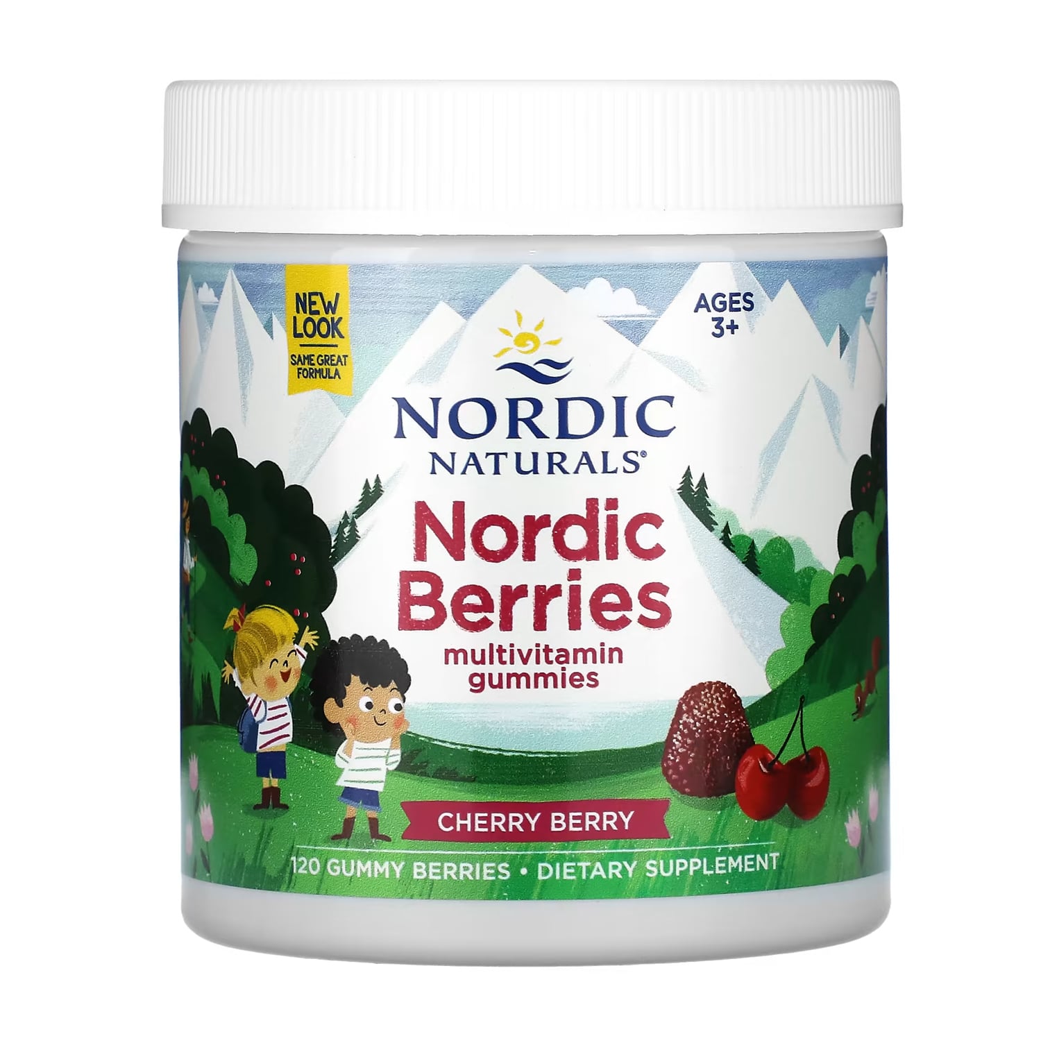 

Уцінка! Мультивітаміни Nordic Naturals Nordic Berries Cherry Berry Multivitamin, 120 жувальних цукерок