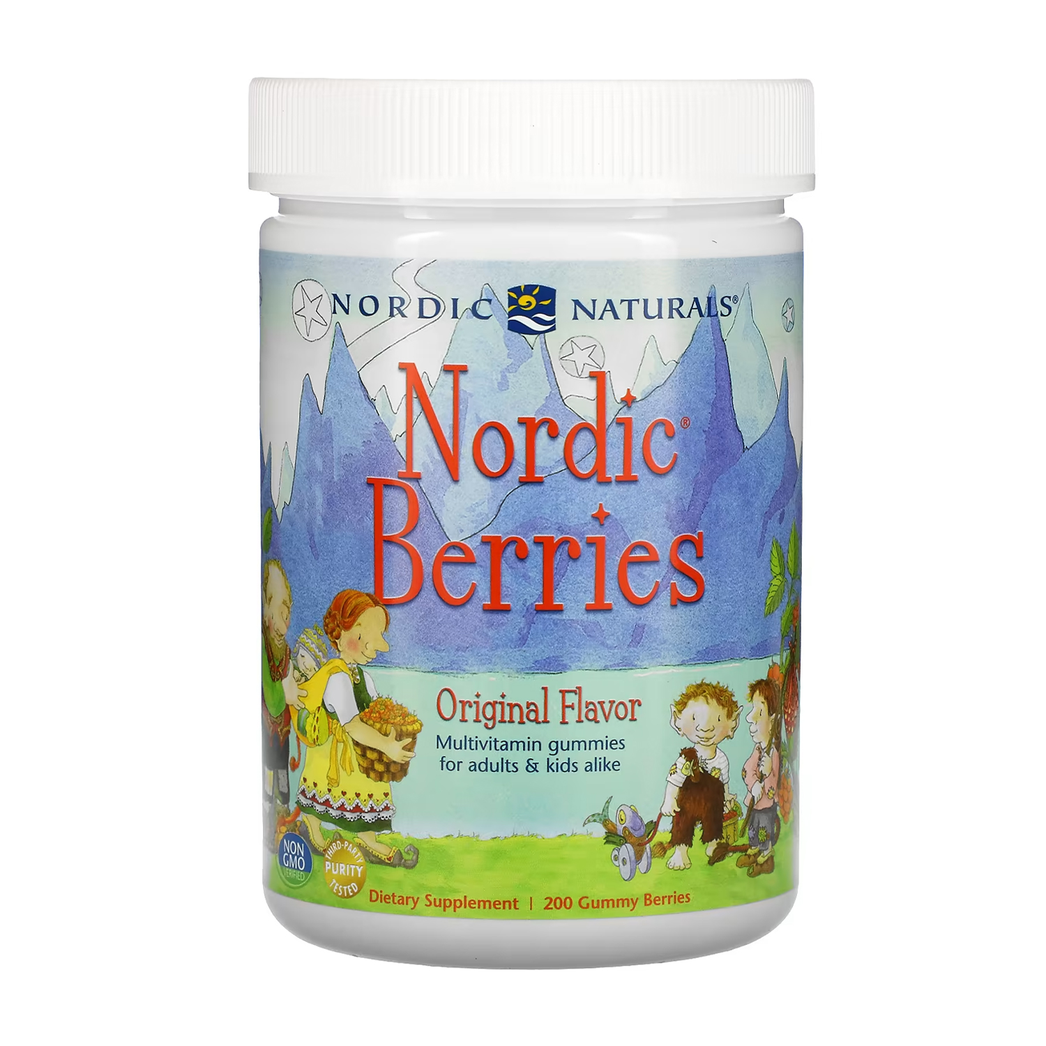 

Мультивітаміни Nordic Naturals Nordic Berries Original Flavor Multivitamin, 200 жувальних цукерок