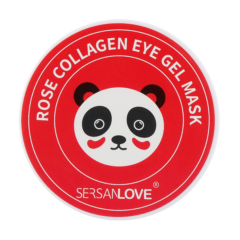 

Гідрогелеві патчі для шкіри навколо очей Sersanlove Panda Rose Collagen Eye Gel Mask, 60 шт